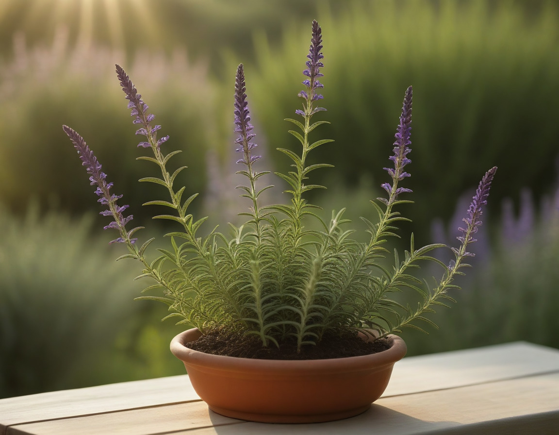 Rosmarin, Salvia rosmarinus Steckbrief, Pflege & Verwendung